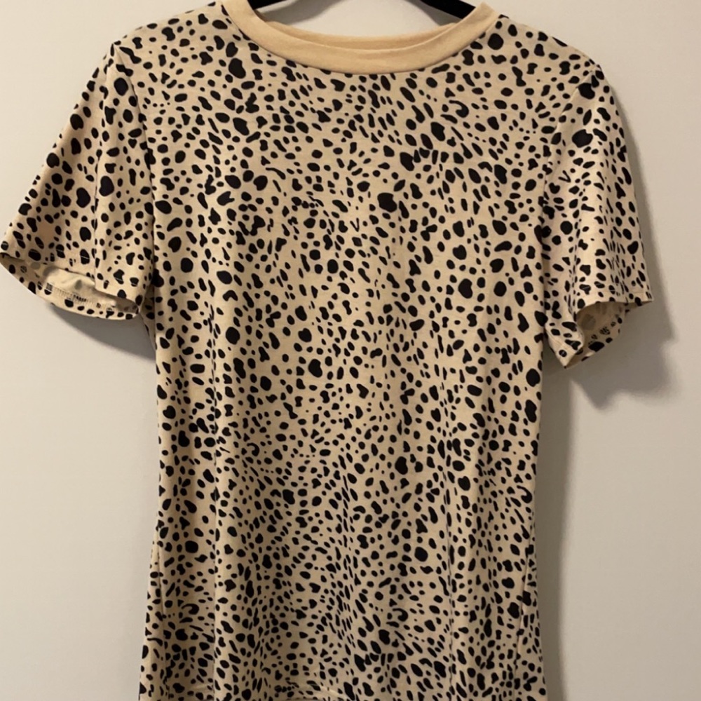 Cheetah print shirt